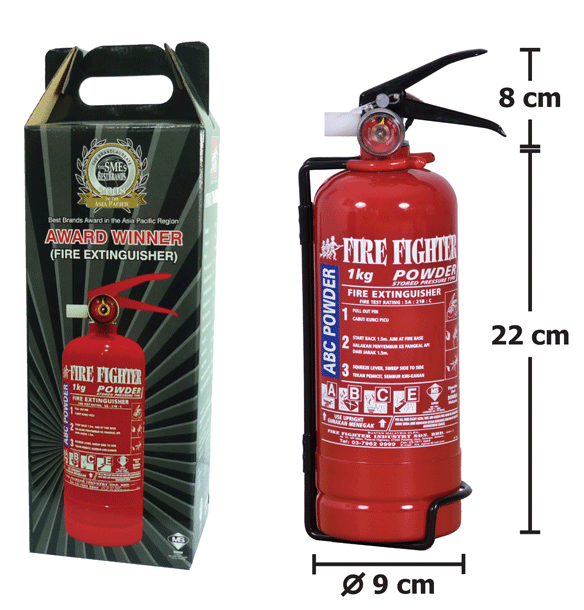 Firefighter Dry Powder Fire Extinguisher 1Kg
